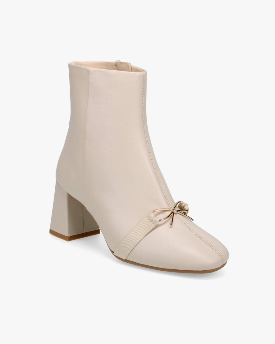phoebe ankle boots mit metallischer schleife