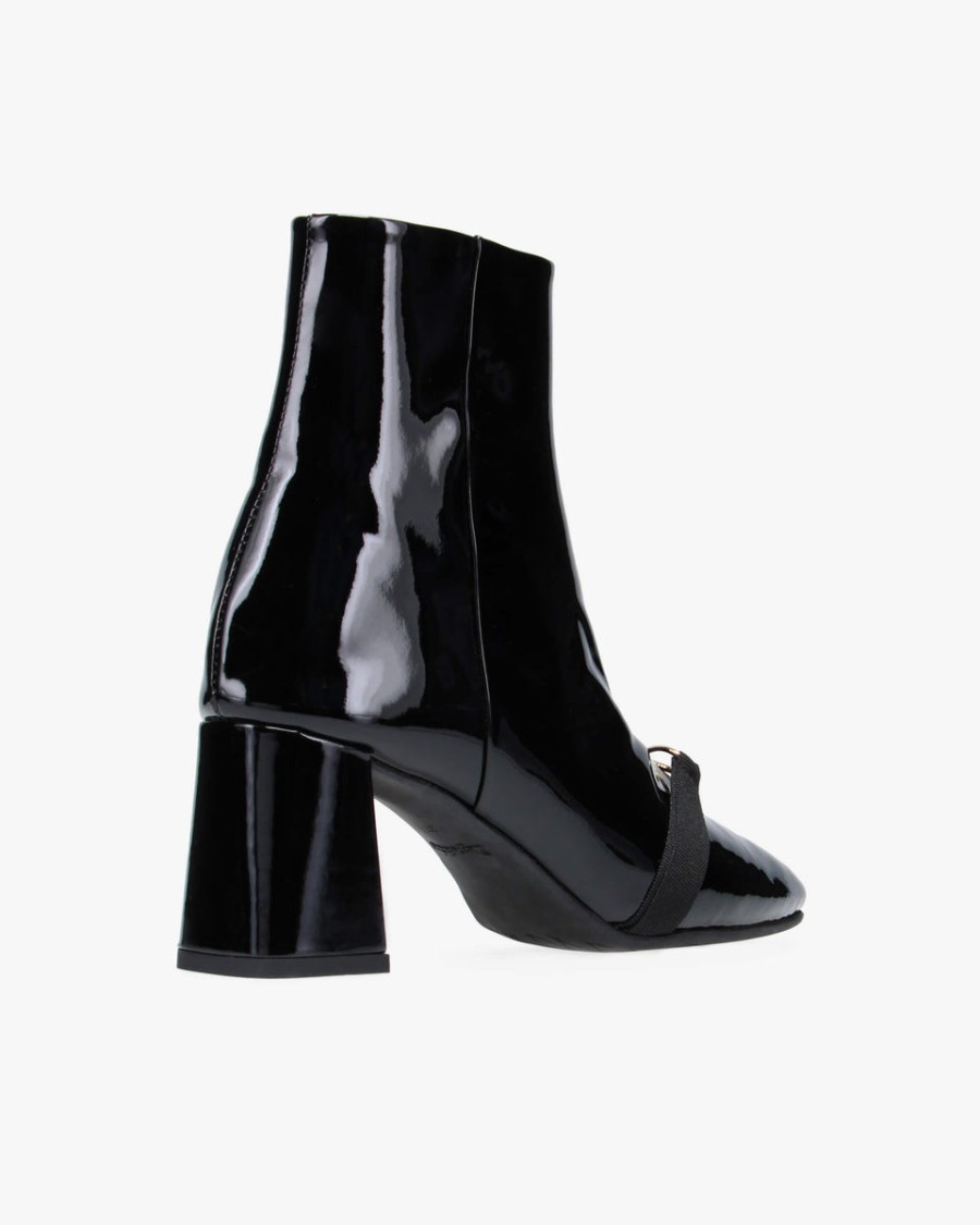 phoebe ankle boots mit metallischer schleife