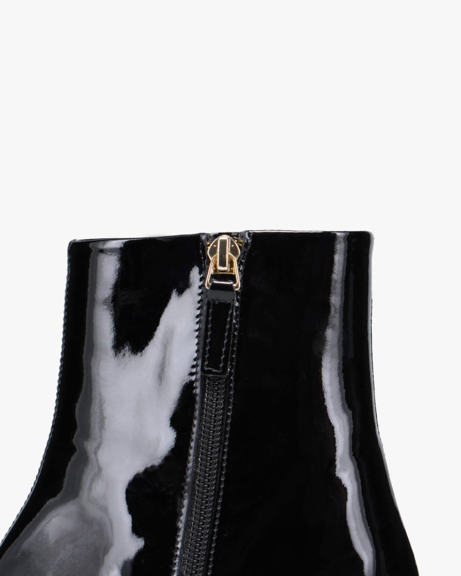 phoebe ankle boots mit metallischer schleife