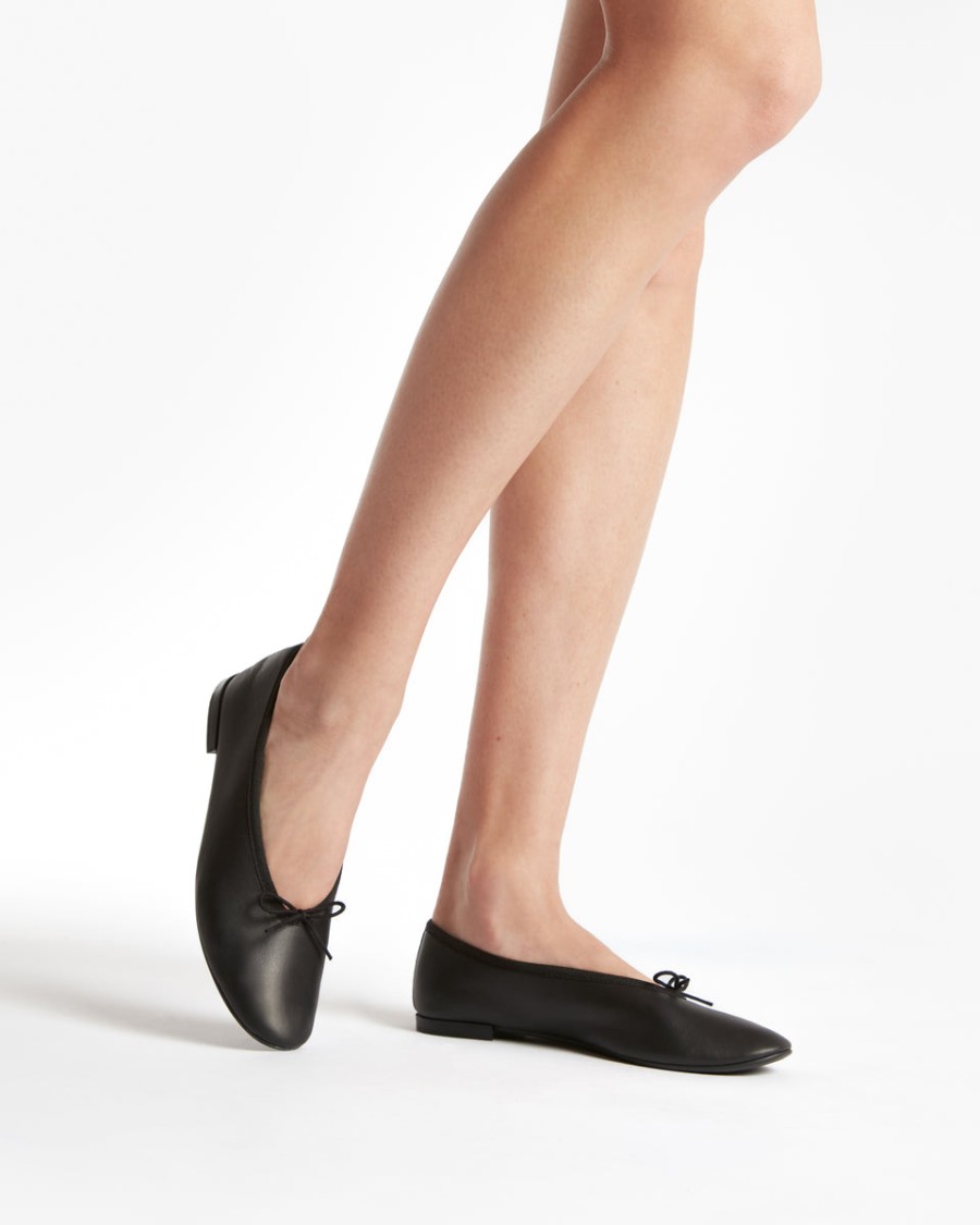 lilouh ballerinas - mandelförmige spitze