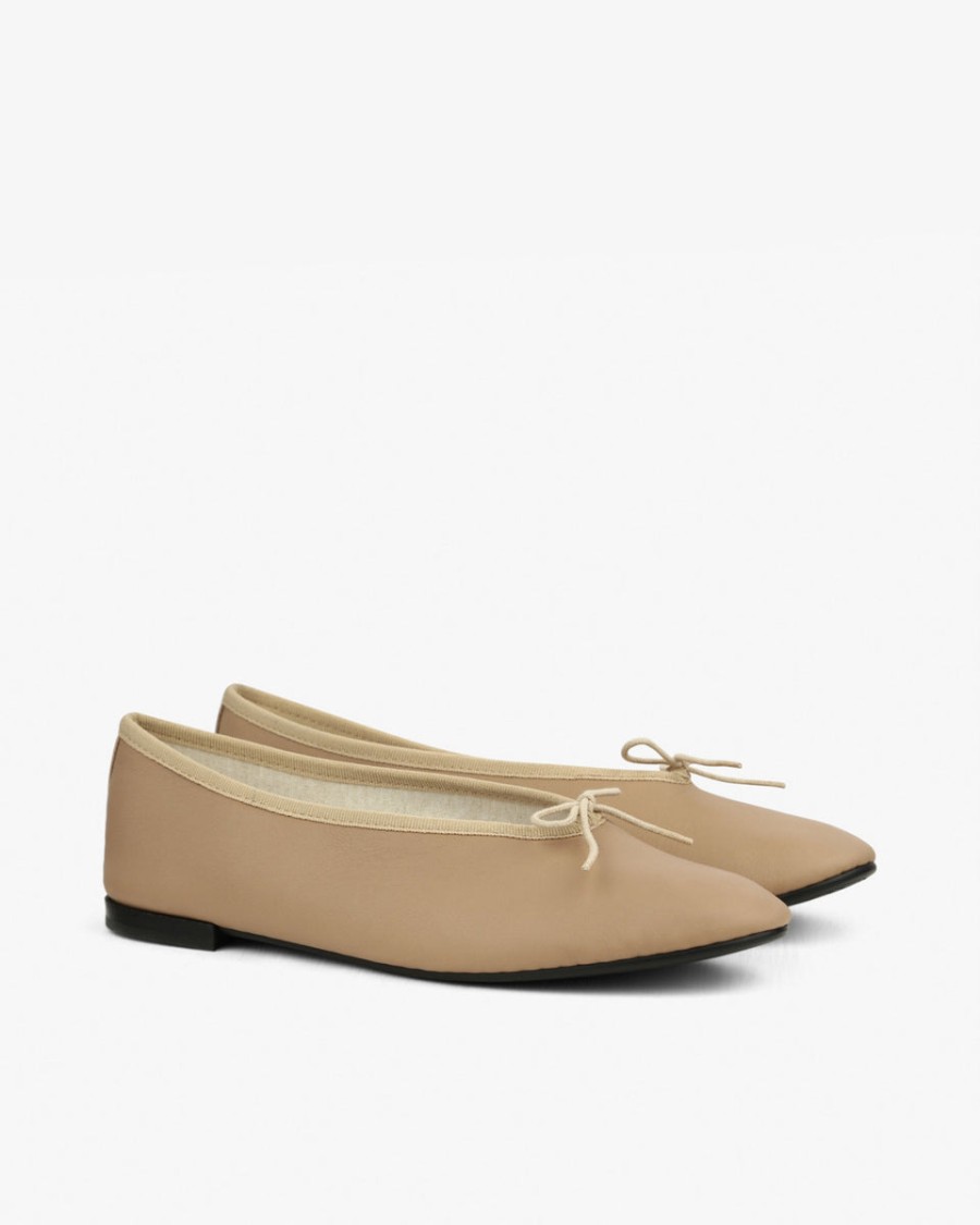 lilouh ballerinas - mandelförmige spitze