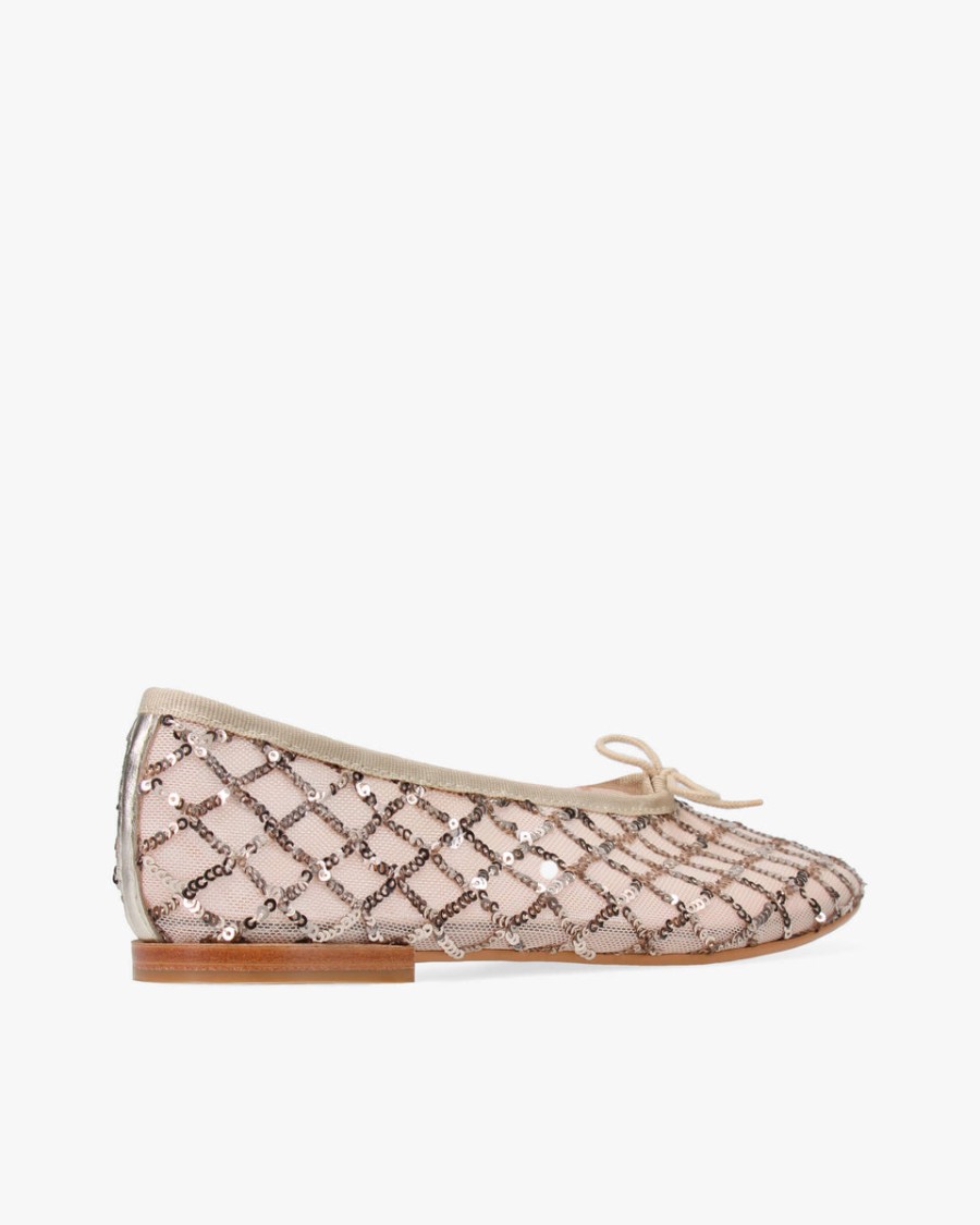 lilouh ballerinas - mandelförmige spitze