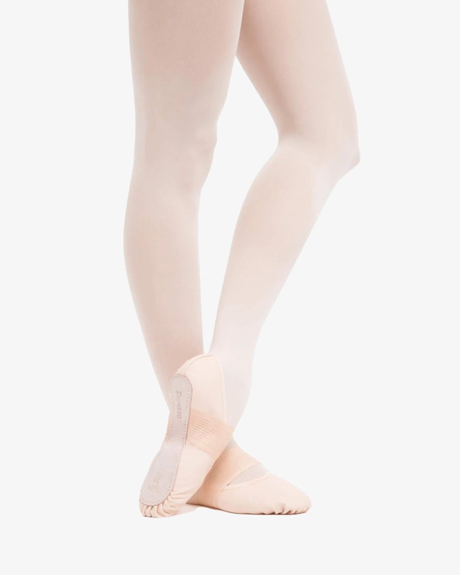 weiche ballettschuhe – durchgehende sohle mit breitem gummizug
