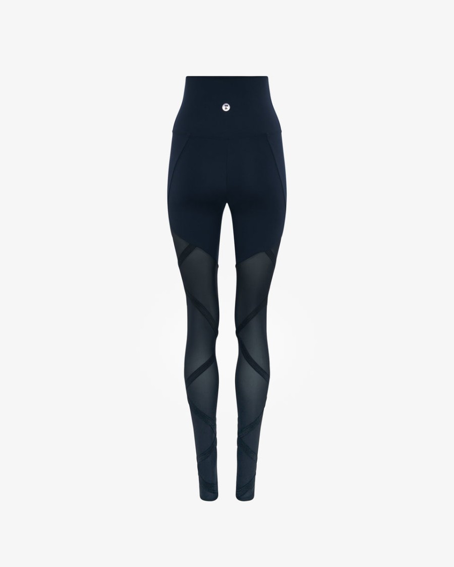 leggings mit gekreuzten bändern