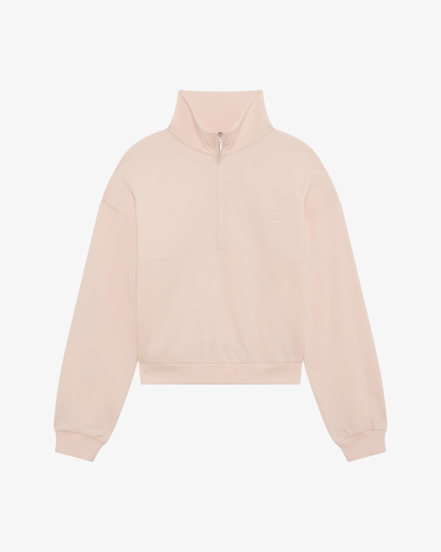 sweatshirt mit halbem reißverschluss