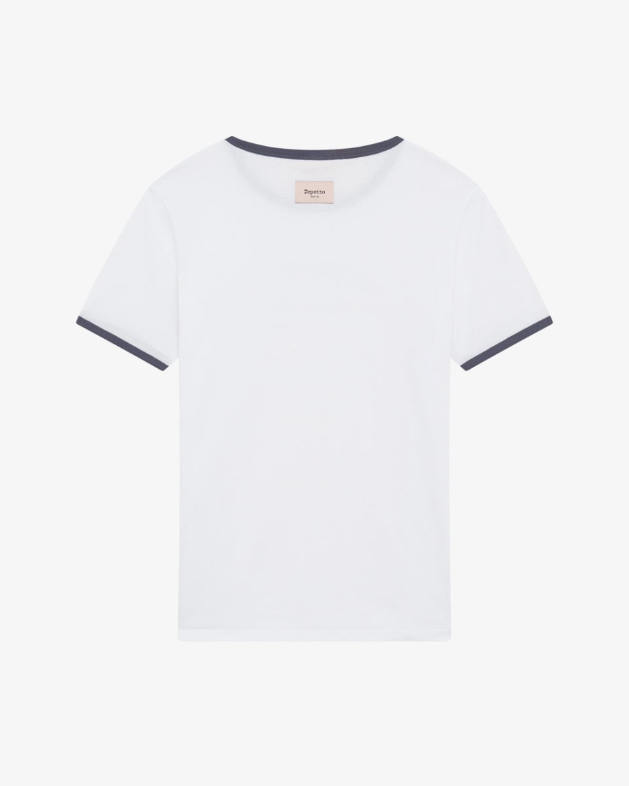 zweifarbiges ballettstudio-t-shirt