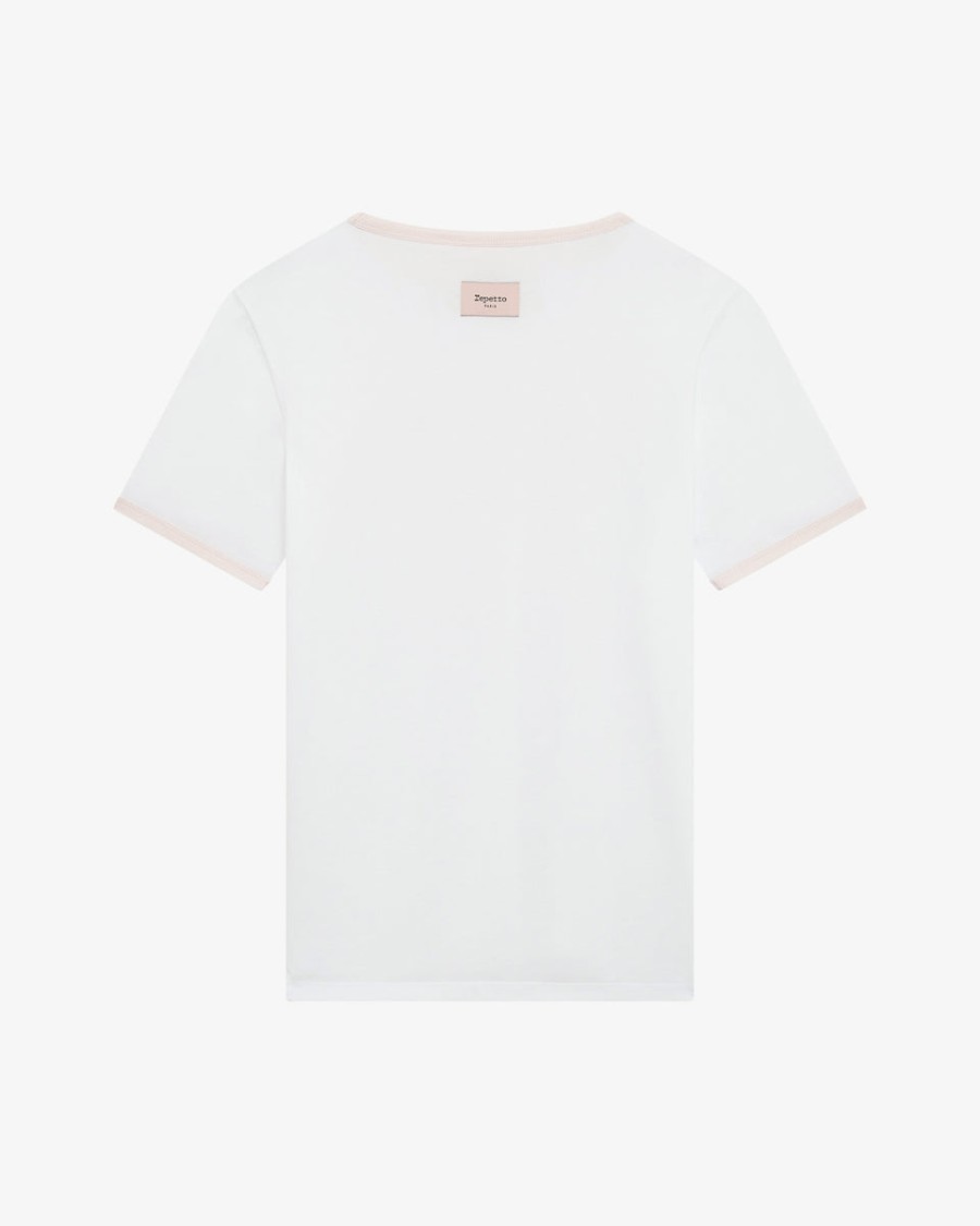 zweifarbiges ballettstudio-t-shirt