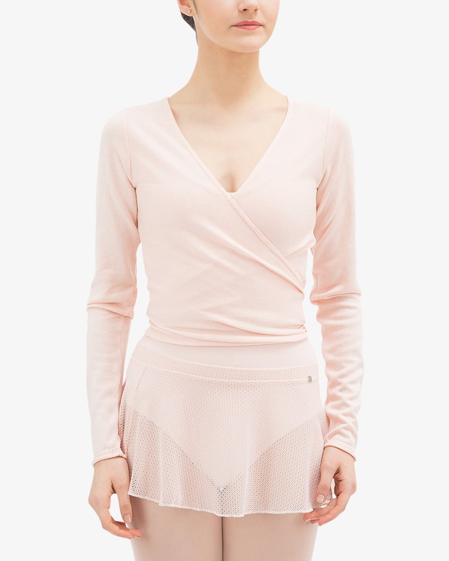 langärmliges wickelkleid